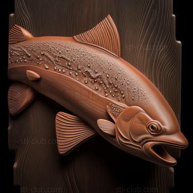 3D model st trout (STL)